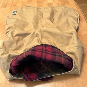 LL Bean, XL, Reversible Field Coat for Dogs.  Saddle color.  Worn once.